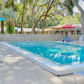 Swimming Pool pool with lounge chairs
